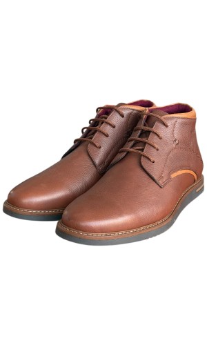  Δερμάτινο Ανδρικό Μποτάκι - F918