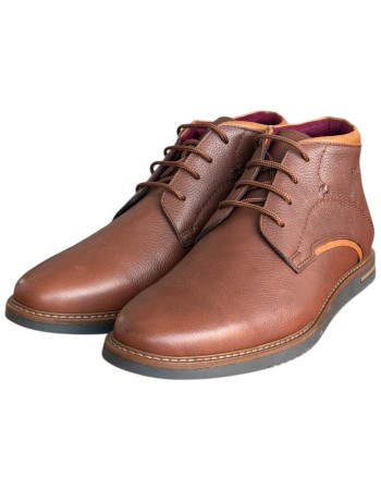  Δερμάτινο Ανδρικό Μποτάκι - F918