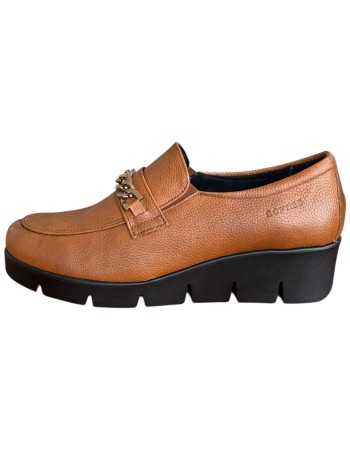  Δερμάτινο Γυναικείo Μοκασίνι - F935