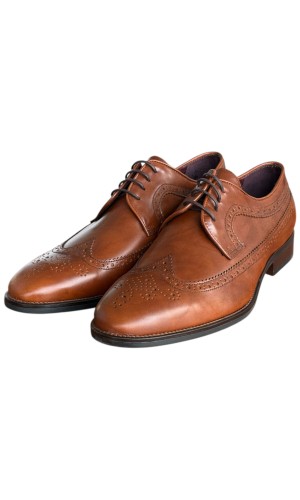  Δερμάτινο Ανδρικό Παπούτσι - F945