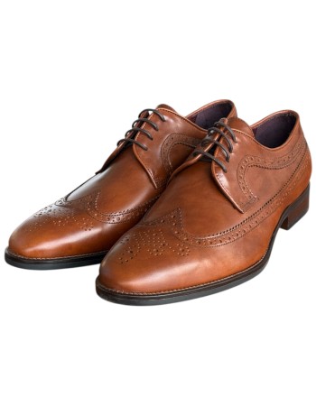  Δερμάτινο Ανδρικό Παπούτσι - F945