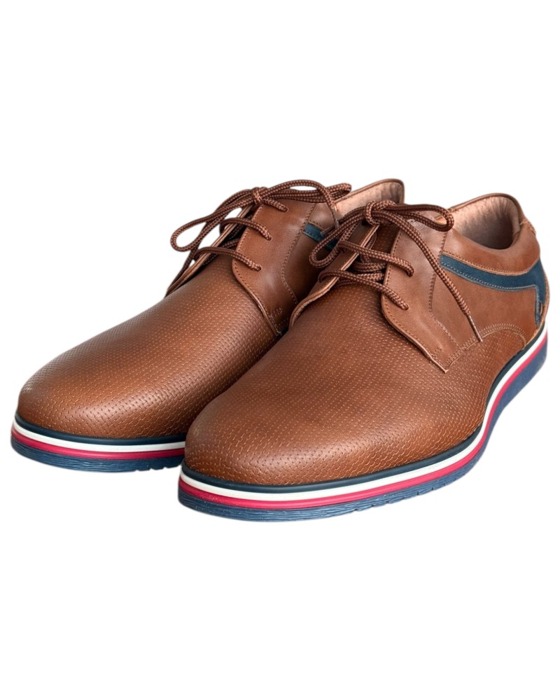  Δερμάτινο Ανδρικό Παπούτσι - F957