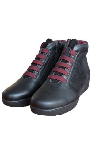 Δερμάτινο Γυναικείo Μποτάκι - F966