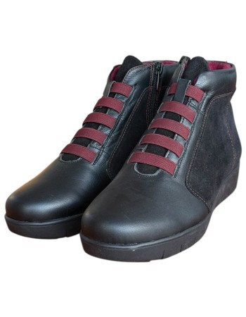 Δερμάτινο Γυναικείo Μποτάκι - F966