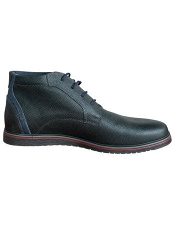  Δερμάτινο Ανδρικό Μποτάκι - F968