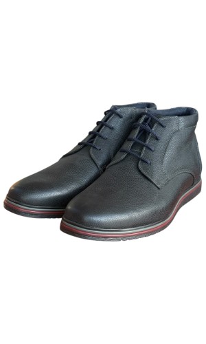  Δερμάτινο Ανδρικό Μποτάκι - F968