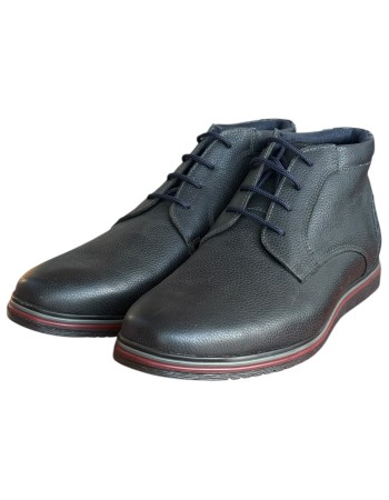  Δερμάτινο Ανδρικό Μποτάκι - F968