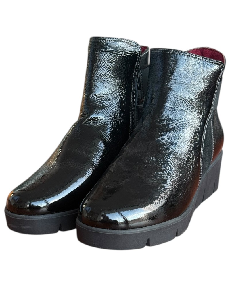 Δερμάτινο Γυναικείo Μποτάκι - F970