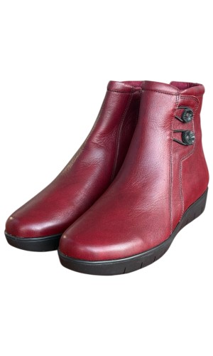 Δερμάτινο Γυναικείo Μποτάκι - F971