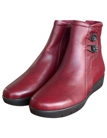 Δερμάτινο Γυναικείo Μποτάκι - F971