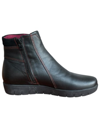 Δερμάτινο Γυναικείo Μποτάκι - F972