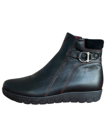 Δερμάτινο Γυναικείo Μποτάκι - F972