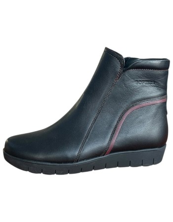 Δερμάτινο Γυναικείo Μποτάκι - F973