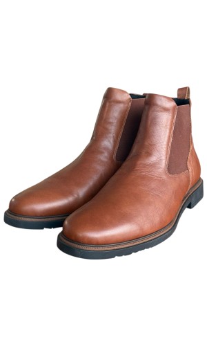  Δερμάτινο Ανδρικό Μποτάκι - F974