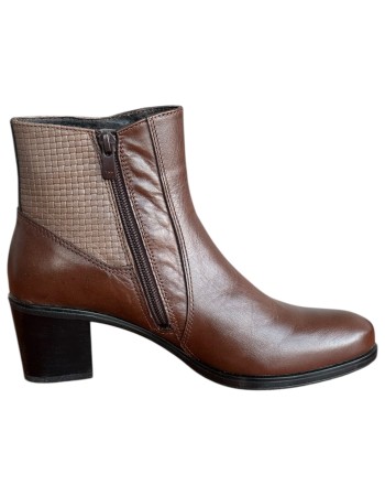 Δερμάτινο Γυναικείo Μποτάκι - F976