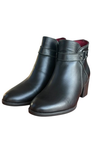 Δερμάτινο Γυναικείo Μποτάκι - F977