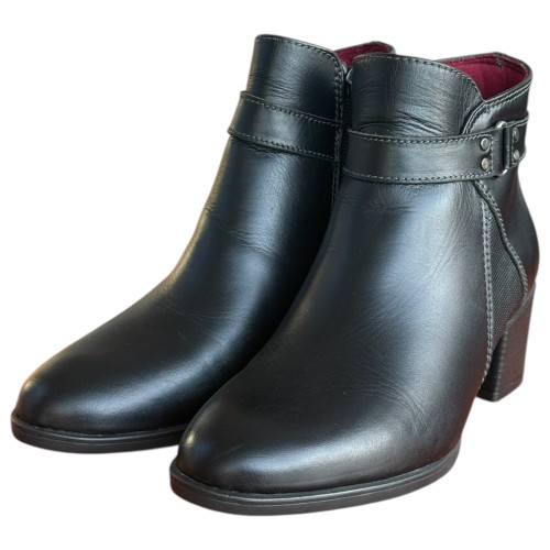 Δερμάτινο Γυναικείo Μποτάκι - F977