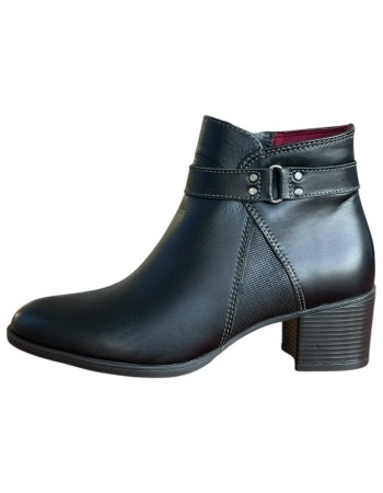 Δερμάτινο Γυναικείo Μποτάκι - F977