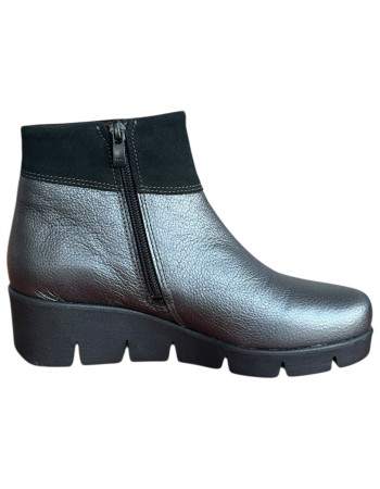 Δερμάτινο Γυναικείo Μποτάκι - F978