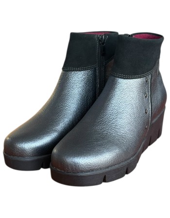 Δερμάτινο Γυναικείo Μποτάκι - F978