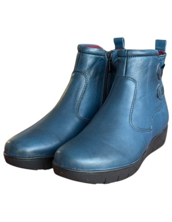 Δερμάτινο Γυναικείo Μποτάκι - F979