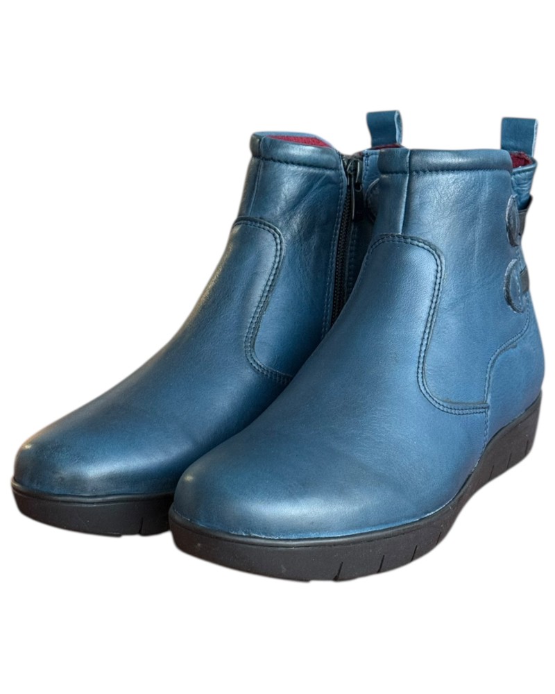 Δερμάτινο Γυναικείo Μποτάκι - F979