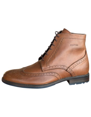  Δερμάτινο Ανδρικό Μποτάκι - F980