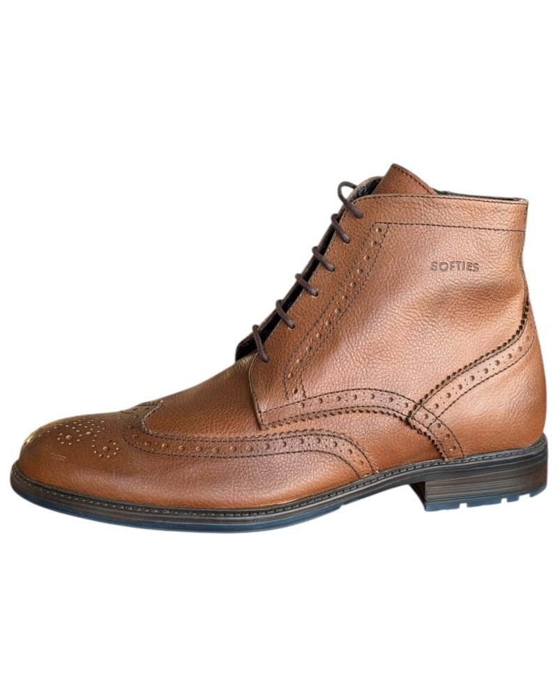  Δερμάτινο Ανδρικό Μποτάκι - F980