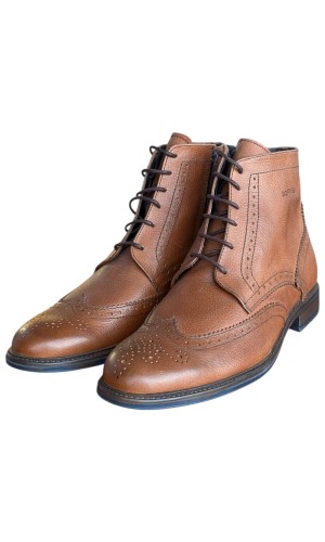  Δερμάτινο Ανδρικό Μποτάκι - F980