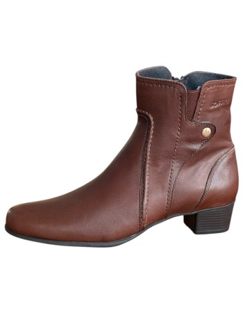 Δερμάτινο Γυναικείo Μποτάκι - F981