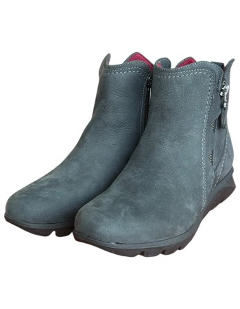 Δερμάτινο Γυναικείo Μποτάκι - F984