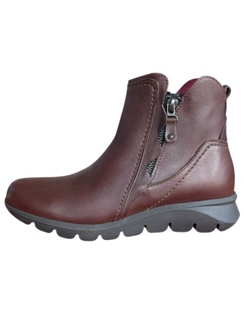 Δερμάτινο Γυναικείo Μποτάκι - F985