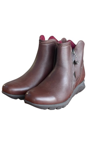 Δερμάτινο Γυναικείo Μποτάκι - F985