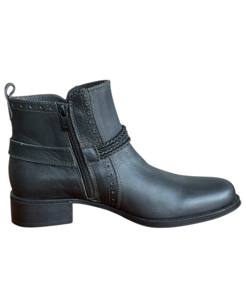 Δερμάτινο Γυναικείo Μποτάκι - F986