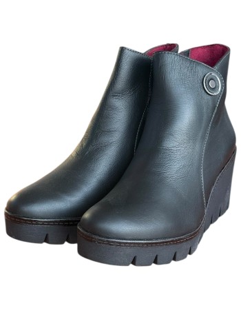 Δερμάτινο Γυναικείo Μποτάκι - F987