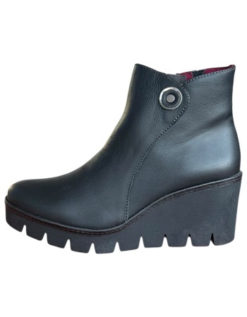 Δερμάτινο Γυναικείo Μποτάκι - F987