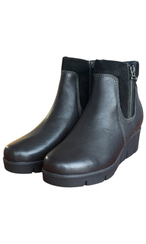 Δερμάτινο Γυναικείo Μποτάκι - F991