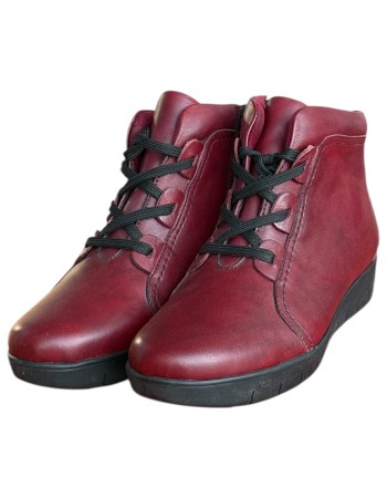 Δερμάτινο Γυναικείo Μποτάκι - F993