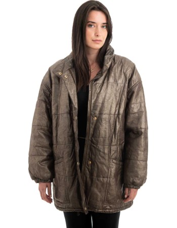 Γνήσιο Γυναικέιο Δερμάτινο Μπουφάν - H4