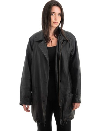 Γνήσιο Γυναικέιο Δερμάτινο Μπουφάν - H8