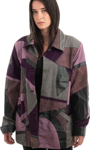 Γνήσιο Γυναικέιο Δερμάτινο Μπουφάν - H20