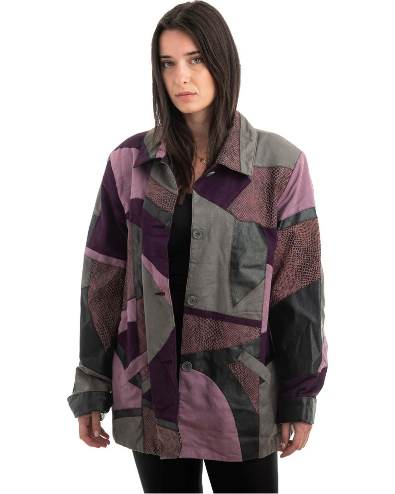 Γνήσιο Γυναικέιο Δερμάτινο Μπουφάν - H20