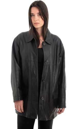 Γνήσιο Γυναικέιο Δερμάτινο Σακάκι - H22