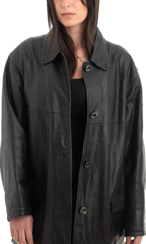 Γνήσιο Γυναικέιο Δερμάτινο Σακάκι - H22