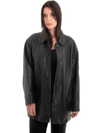 Γνήσιο Γυναικέιο Δερμάτινο Σακάκι - H22