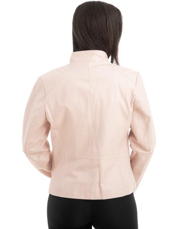 Γνήσιο Γυναικέιο Δερμάτινο Μπουφάν - H24