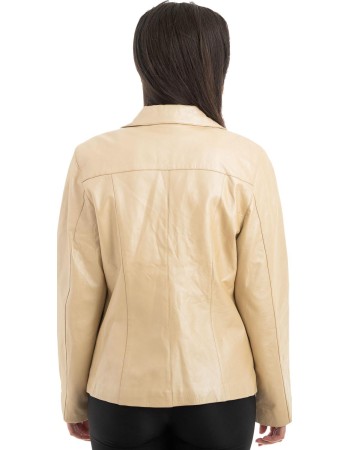 Γνήσιο Γυναικέιο Δερμάτινο Σακάκι - H44