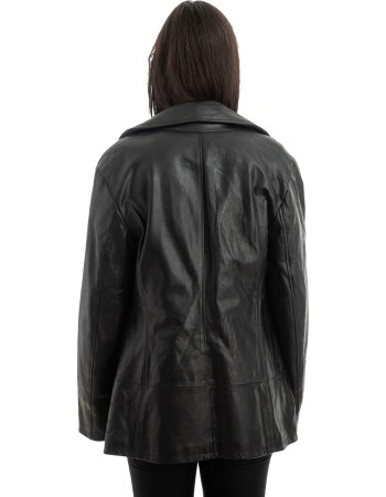 Γνήσιο Γυναικέιο Δερμάτινο Σακάκι - H51