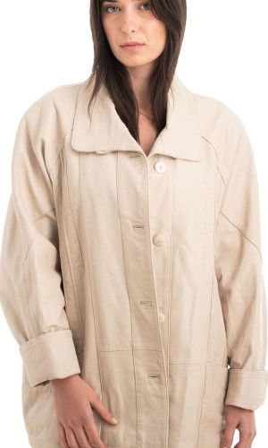 Γνήσιο Γυναικέιο Δερμάτινο Σακάκι - H60