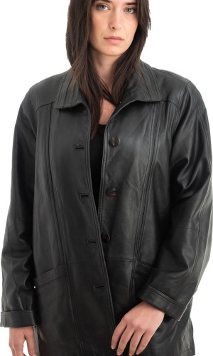Γνήσιο Γυναικέιο Δερμάτινο Σακάκι - H61